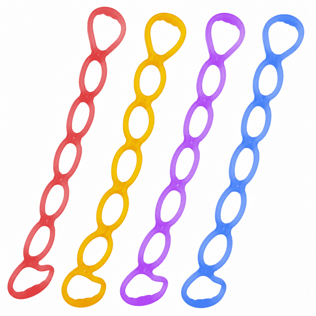GARDVORA 7 Holes Elastic Silicone Fitness Pilates Exercise Yoga Resistance Band Rope