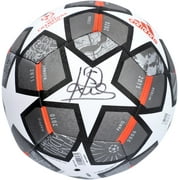 Patrick Kluivert FC Barcelona Autographed 2021 UEFA Champions League 20th Anniversary Soccer Ball - Icons - Fanatics Authentic Certified