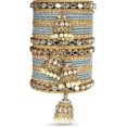 thumbnail image 6 of Indian Ethnic Partywear Handmade Bangles – Elegant Traditional Jewelry for Women | Perfect for Weddings, Festivals & Daily Ethnic Outfits, 6 of 6