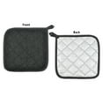 thumbnail image 3 of DII Modern Style Cotton Terry Potholder in Black Finish (Set of 3), 3 of 5