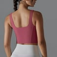 thumbnail image 6 of Zynviq Cropped Going Out Tops for Women Sleeveless Round Neck Yoga Solid Shapewear Tank Tops Womans Shirts XL, 6 of 7