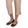 thumbnail image 4 of Alfred Dunner Womens Relaxed Button Tab Capri, 4 of 4