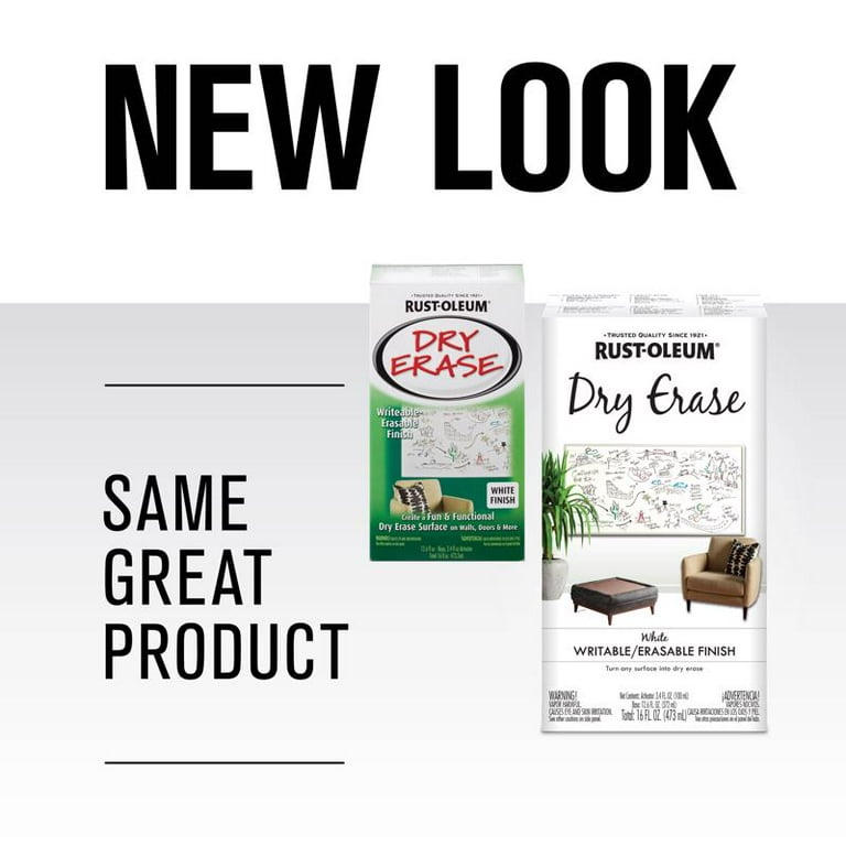Rustoleum clear dry erase hotsell paint