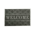 thumbnail image 2 of Non-Slip PVC Welcome Doormat for Front Door Outdoor Indoor Use, Heavy Duty Embossed Entry Mat, Waterproof Scraper Rug for Mud Dirt Debris, 2 of 6