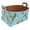Multicolor 3, variant on Unicorn Brick Leaf Storage Basket Collapsible Storage Bin, PU Foldable Basket Convenient Box Storage Organizer with Handles for Shelves Office Bedroom Closet Nursery Toys Laundry