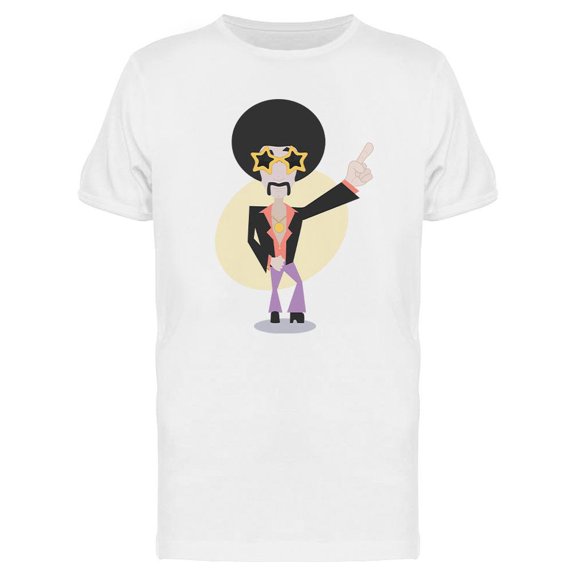 A Retro Disco Dancer T-Shirt Men -Image by Shutterstock, Male XX-Large