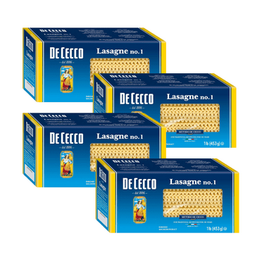 De Cecco Lasagna Pasta, 16 oz (Pack of 4)