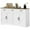 White, variant on HOMCOM Sideboard Cabinet, Coffee Bar Cabinet with Drawers, Distressed Black