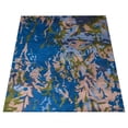 thumbnail image 3 of RUGSOTIC CARPETS HAND KNOTTED SILK AREA RUGS - 6'x9', Rectangle, Blue, Abstract Modern Design, High Pile Thick Handmade Anti Skid Area Rugs for Living Room, Bed Room (NS0817), 3 of 5