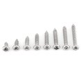 thumbnail image 2 of 200 Pcs M3 Acier Inoxydable SS304 Vis à Tête Plate Kit d'Assortiment pour Menuiserie, 2 of 6