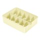 thumbnail image 1 of Caja de almacenamiento para calcetines, ropa interior, armario, contenedores de almacenamiento de lencería, divisores que ahorran espacio 10 Rejillas amarillas, 1 of 9