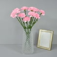 thumbnail image 5 of Simulation flower 8CM carnation single branch mother's day bouquet flower basket, 5 of 8