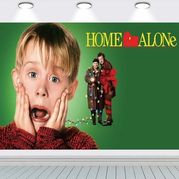 Home Alone Halloween Christmas Background Wall Decor Taspestry Poster Banner Backdrop Party Supplies