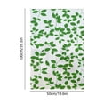 thumbnail image 3 of Vacemry Leaf Stained Glass Window Film Decorative Privacy, Fake Leaf Static Cling Sun Blocking Window Cover Removable Heat Control For Home Bathroom Office Kitchen Door Decor, 3 of 6