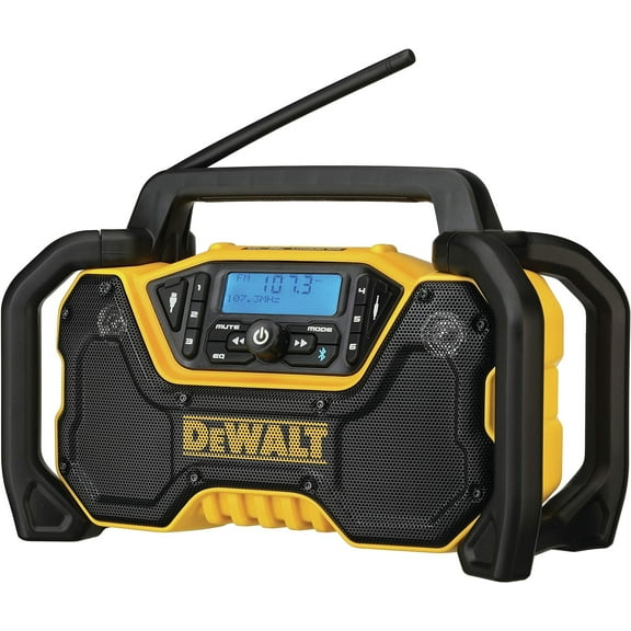 DEWALT DCR028B, 12V/20V MAX Bluetooth Jobsite Radio, Cordless, Black