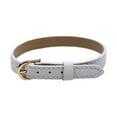 thumbnail image 2 of Almencla 2x1:6 Scale Miniature PU Leather Doll Belt for Male Action Figures Accessory White, 2 of 8