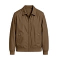 thumbnail image 5 of FchengtaiS Men's Full Zip Up Bomber Jackets Long Sleeve Turndown Collar Lightweight Coat Windproof Outerwear with Zip Pocket, 5 of 7