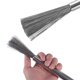 thumbnail image 5 of Cepillo para fregar ollas, cepillos para cacerolas de alambre de acero inoxidable, raspador de limpieza de platos con cepillo de alambre de acero flexible, 5 of 8