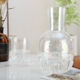 thumbnail image 2 of Bedside Glass Water Pitcher Set Vintage Large Capacity Water Carafe With Tumbler, 2 of 14