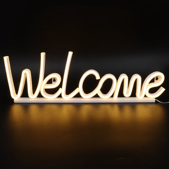 SOPOTUTU 56Pack Led Neon Sign Letter Shape Transparent Acrylic Party Festival Decorative Light For Birthday Party