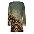 thumbnail image 5 of CEHVOM Mode Femmes Imprimé Cardigan à Manches Longues Ample Manteau Blouse Liquidation, 5 of 5