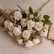 thumbnail image 5 of Ramo de Flores Artificiales - Ramos de Flores Falsas para Decoración del Hogar, Decoración del Hogar Simulación de Flores Champán, 5 of 7