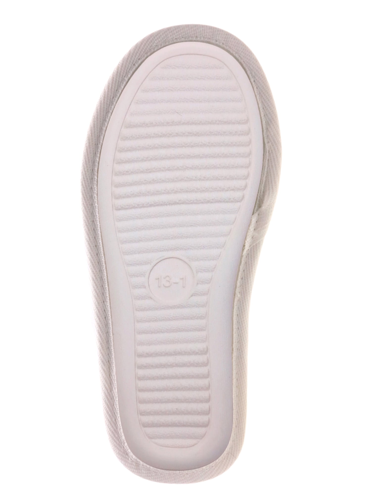 Wonder Nation Little & Big Girls Scuff Flower Slippers