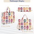 thumbnail image 6 of FORMRS Womens Corduroy Tote Bag Crossbody Shoulder Handbag with Pocket, Colorful Jam, 6 of 7