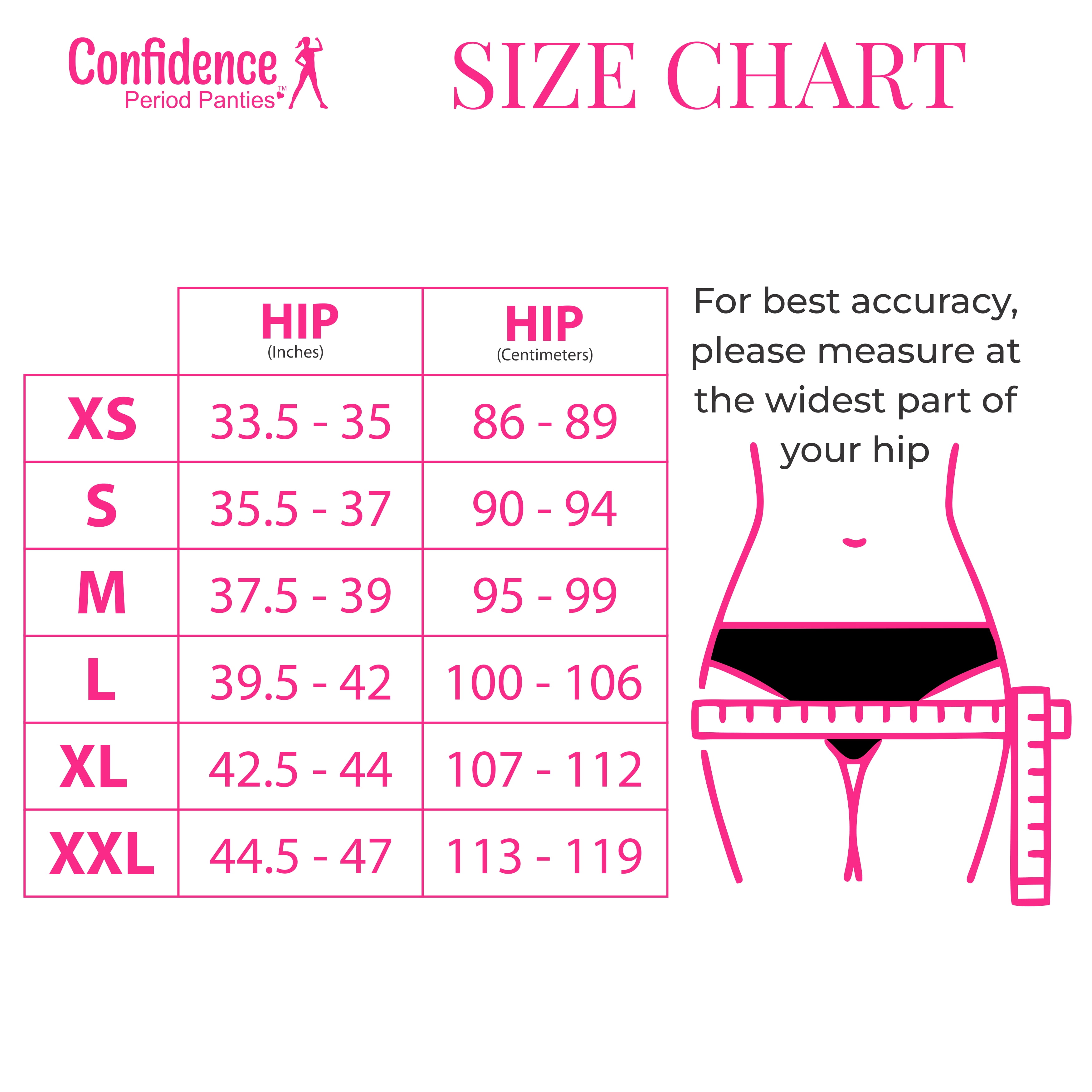 Confidence Period Panties Bikini Style 3 Pack