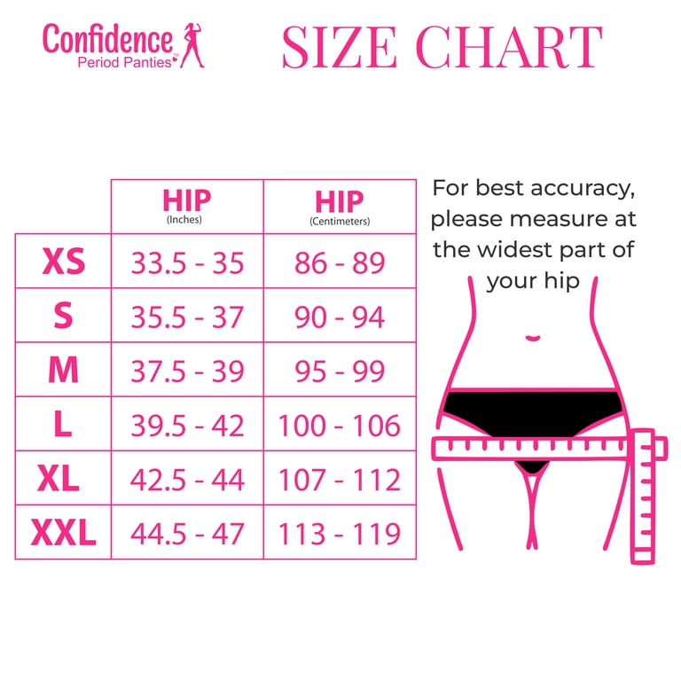 Confidence Women Period Underwear Breathable High Absorbency Menstrual  Panties Leakproof Cotton Bikini Panty 3 Pack