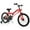 Red, variant on Costway 18" LED Lighted Kids Bike with Adjustable Seat Coaster Brake Training Wheels Blue Patented