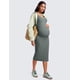 thumbnail image 4 of Vestido CRZ YOGA Butterluxe sin mangas con escote cuadrado en gris salvia Talle S, 4 of 7