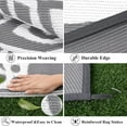 thumbnail image 4 of Outdoor Rug ;x; Reversible Boho Plastic Straw Patio Deck Camping Rugs Indoor Outdoor Portable RV Mat Carpet for Outside Porch Balcony Backyard Beach Pool, 4 of 9