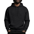 thumbnail image 3 of UDAUDU Mens Fleece Oversized Hoodie Pullover Sweatshirts Fall Winter Cozy Pullover Drawstring with Pocket Regular Fit Workout Travel Outfit S, 3 of 9