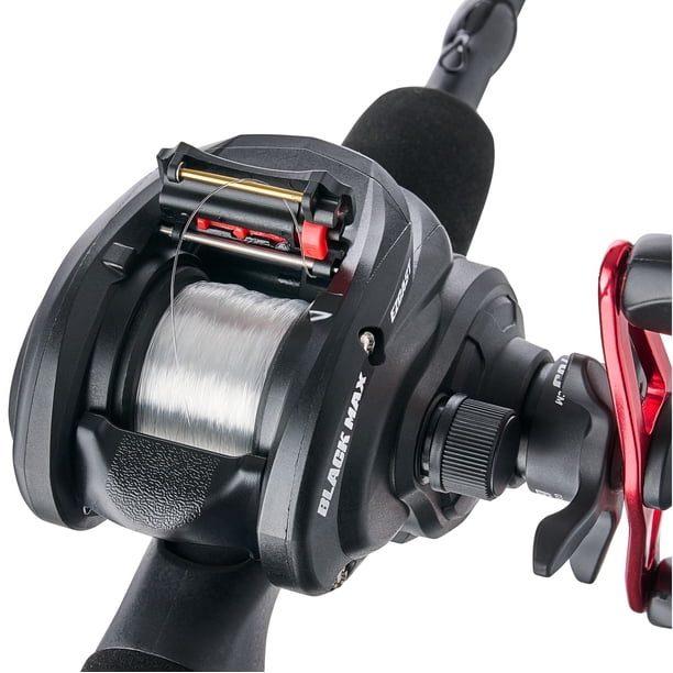 Abu Garcia Max EZ Cast Baitcast Fishing Combo, 6' Medium Rod