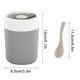 thumbnail image 3 of Taza térmica para sopa con cuchara | Taza térmica de acero inoxidable de 500 ml | Taza de desayuno de viaje apta para microondas para estudiantes y niños | Diseño con asa portátil, 3 of 4