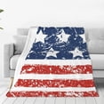 thumbnail image 1 of Balery USA Colors Stripes1 Manta de Felpa Suave y Acogedora – Cobija de Franela Aterciopelada para Cama, Lavable y Cálida para Sofá, Mascotas, Transpirable-80"x60", 1 of 7