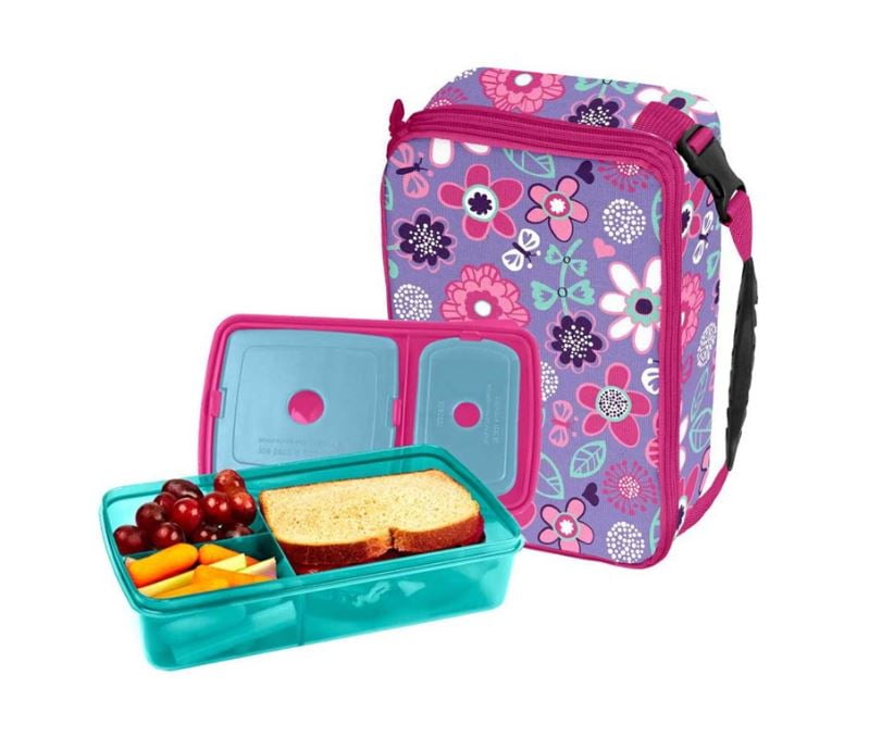 Bento Box Lunch Box Flower Toss Design