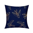 thumbnail image 1 of Coussin décoratif Holiday Gold Ornate Birds Cushion, 1 of 2