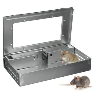 Tin Cat Humane Mouse Trap Clear Lid- Multiple Catch Live Mouse Trap