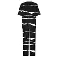 thumbnail image 4 of Hauts à Manches Courtes pour Femmes Costume d'Été Mode Short Imprimé Pantalons Colorés Costume Décontracté Deux Pièces Hauts à Manches Courtes pour Femmes Hauts d'Été pour Femmes avec Manches, 4 of 6