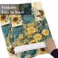 thumbnail image 6 of Farm Sunflower Rose Butterfly Placemats Set of 6,Wipeable Washable Table Mats for Dining Tables, Vintage Floral on Plaid Place Mats for Kitchen Event Party Tabletop Decor, 6 of 9