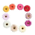 thumbnail image 2 of Cabezas de Flores Artificiales Soledad 10 Piezas de Margarita Gerbera para Bricolaje Mixto, 2 of 9
