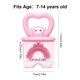 thumbnail image 5 of Cepillo de dientes Silicona Silicona Historia Handy Forma de animales Sin Oloros Niños Chicas Cepillo Diente Inodoro interior Dientes Herramienta de limpieza con tapa 7-14 Edad Pink kenally CE011413-05, 5 of 7