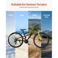 thumbnail image 3 of VEVOR&nbsp;Mountain&nbsp;Bike,&nbsp;29 inch MTB&nbsp;Bicycle&nbsp;with&nbsp;Full&nbsp;Dual&nbsp;Suspension,&nbsp;24 Speeds&nbsp;Twist&nbsp;Shifting, Comfort&nbsp;Saddle, Dual&nbsp;Disc&nbsp;Brakes, 3 of 9