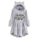 thumbnail image 1 of Abrigo de Invierno de Navidad Para Mujer Tops de Felpa Botones de Impresión Casual Abrigo de Felpa Con Capucha de Manga Larga Odeerbi  ODB191688, 1 of 5