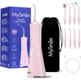 thumbnail image 1 of MySmile LP211 Cordless Advanced Water Flossers for Teeth, 8 Jet Tips - Pink, 1 of 6