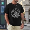 thumbnail image 4 of Knights Templar Lively Men's Cotton Short Sleeve HD Print Tee for Casual T-Shirt Crew Neck Top Black 2XL, 4 of 7