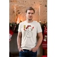 thumbnail image 2 of Old Glory Mens Snowman Body Costume Short Sleeve T Shirt, 2 of 6