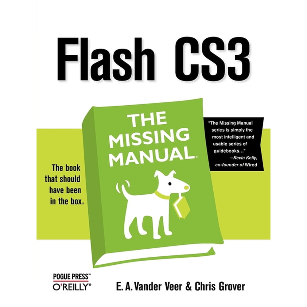 Missing Manuals Flash Cs3 The Missing Manual (Paperback) Walmart